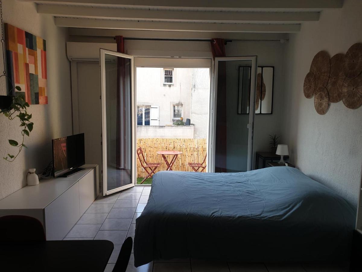 Studio Tout Confort Centre Ville - Balcon, Clim, Tv, Wifi Mazan Ngoại thất bức ảnh